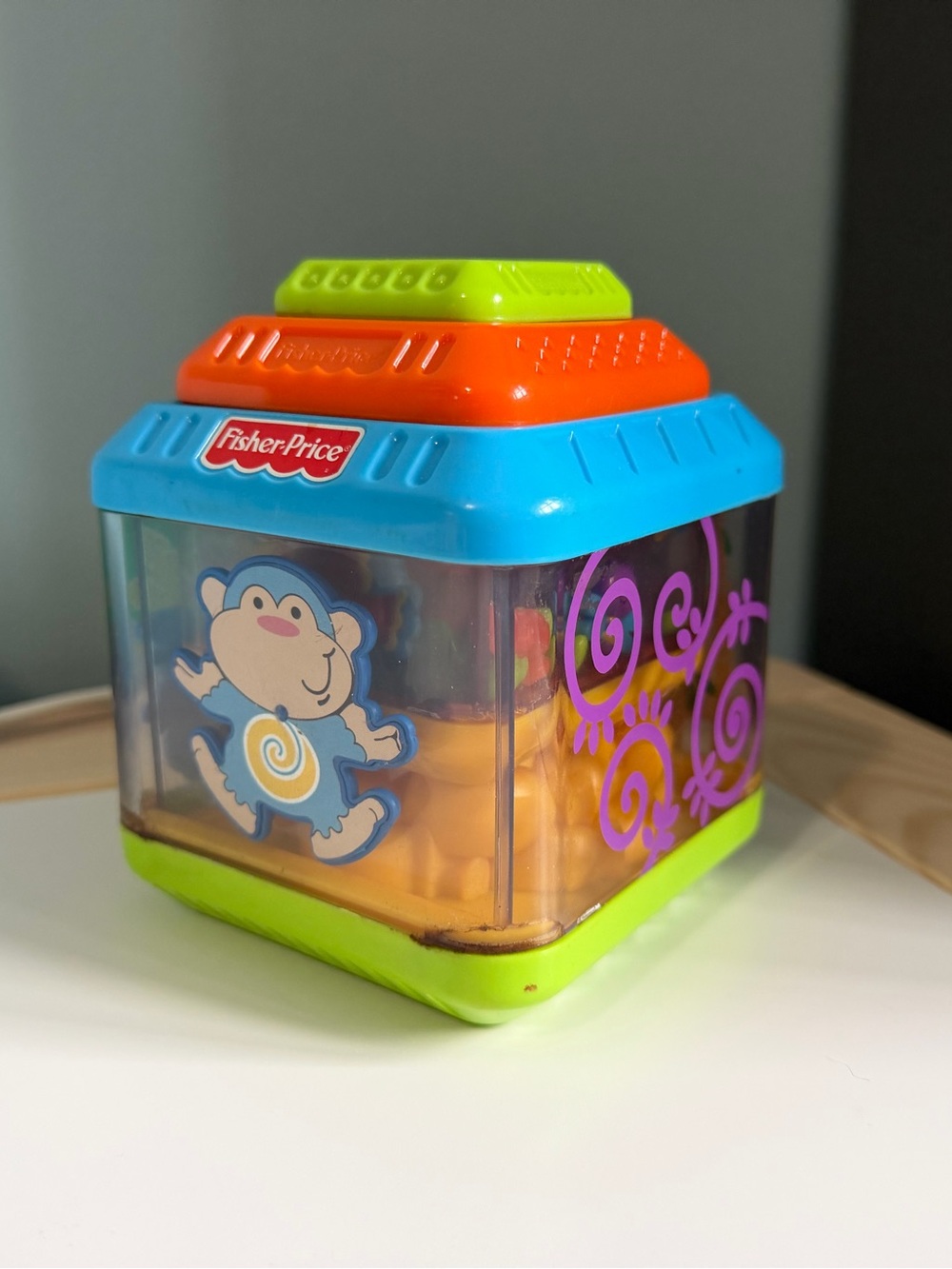 Vintage Fisher-Price Peek-a-Blocks "Stack & Nest